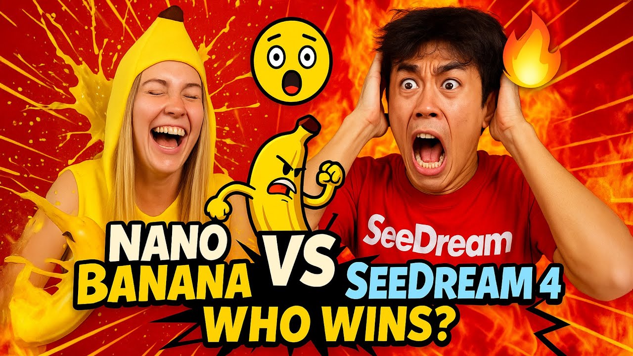 Nano Banana vs CreaDream 4: AI Image Generator Face-Off