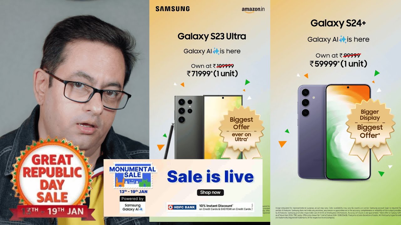 Top Samsung Republic Day Deals 2024: Save Up to ₹18,000