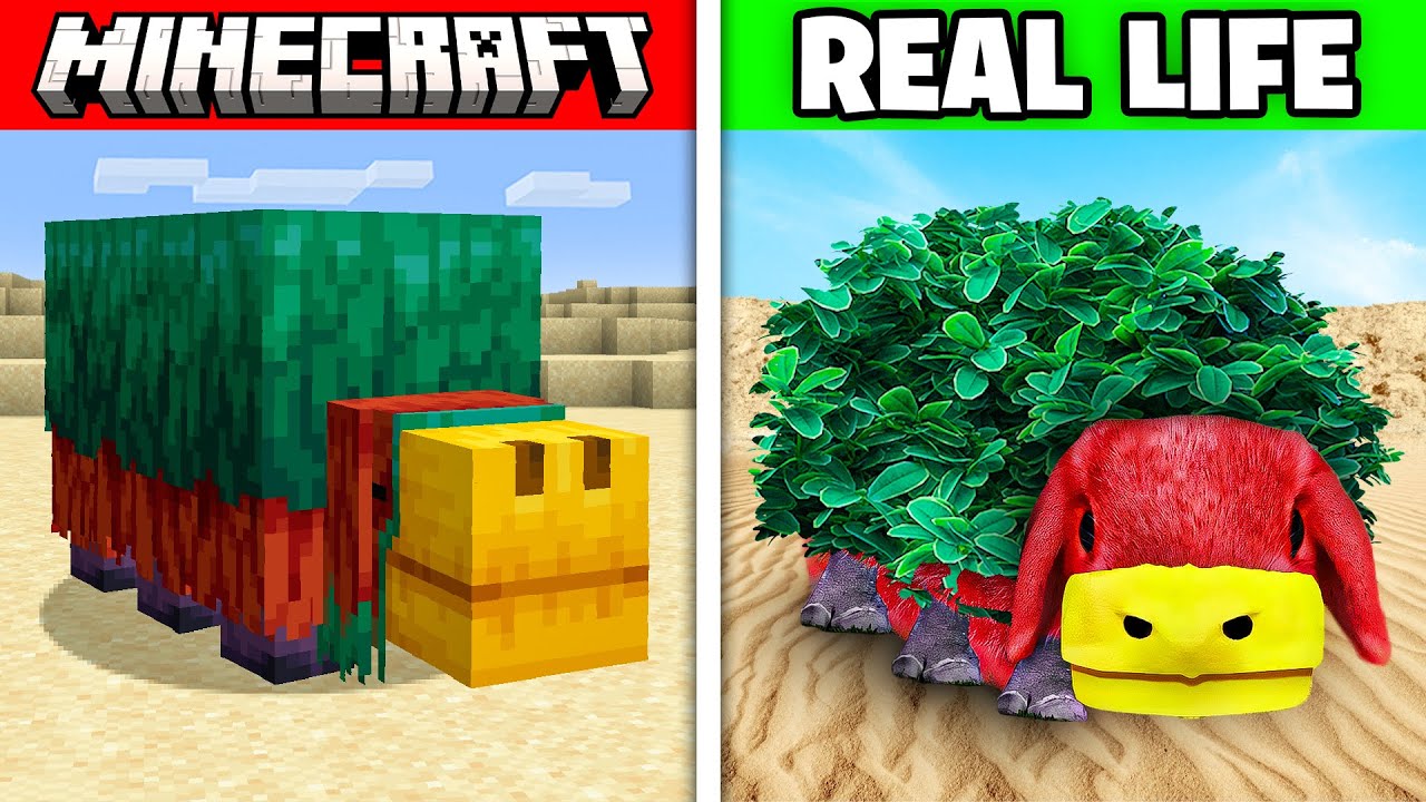 Minecraft Mobs vs Real Life: 20 Shocking Comparisons Revealed