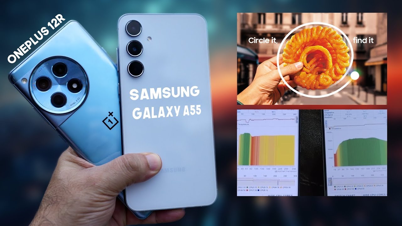 Samsung Galaxy A55 vs OnePlus 12R: Ultimate Mid-Range Showdown