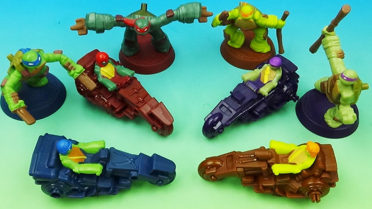 McDonald's 2012 TMNT Toy Set Review & Features