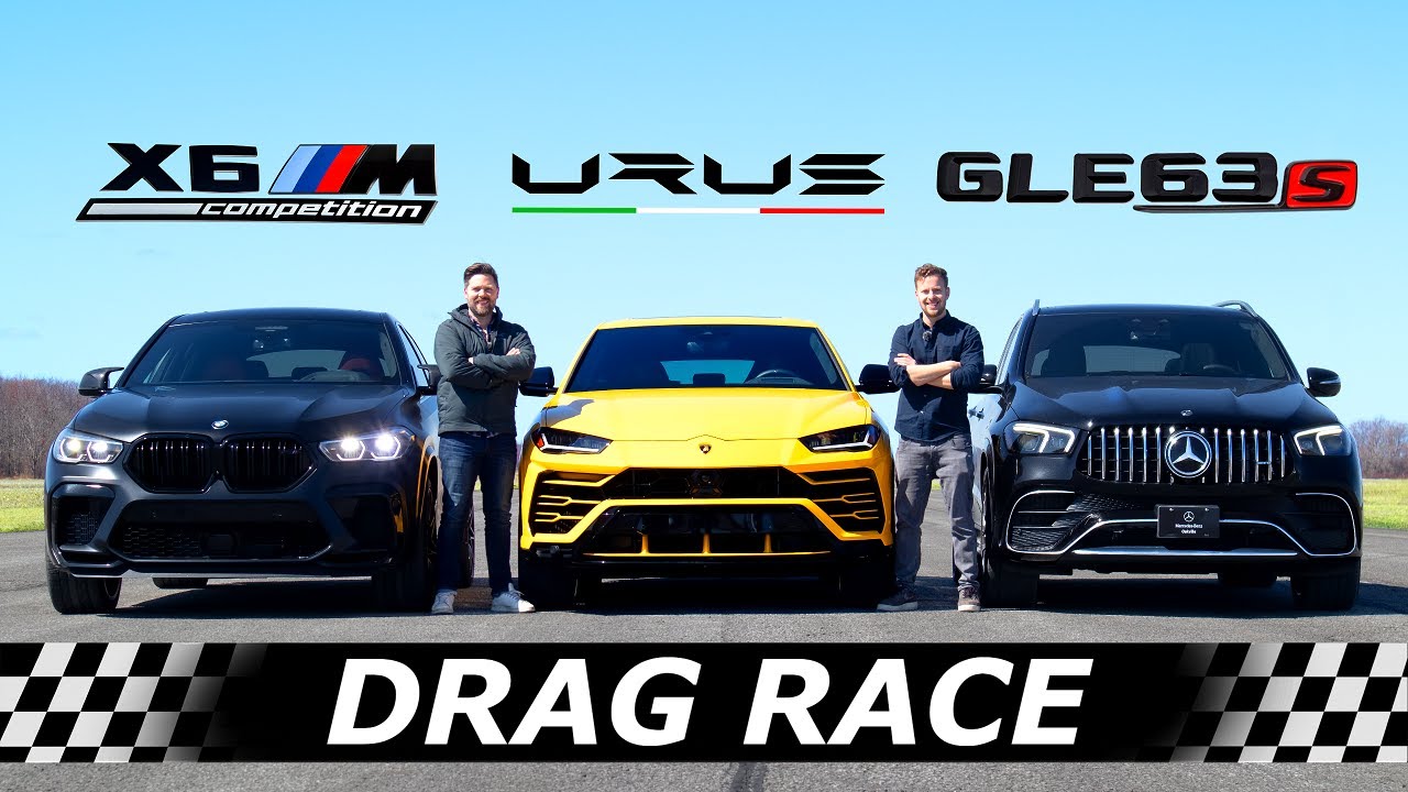 Urus vs X6 M vs GLE 63 S: Luxury SUV Drag Race Results