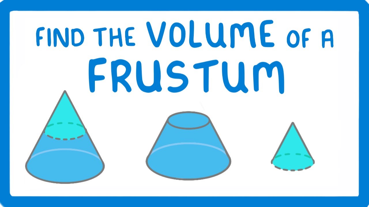 How to Calculate Frustum Volume Using Cone Subtraction