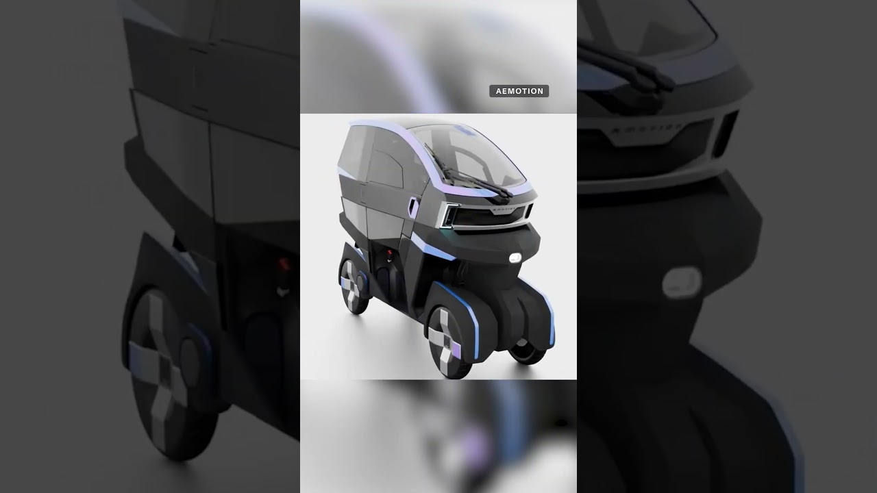 AEOtion Microcar: Motorcycle Agility Meets Car Safety