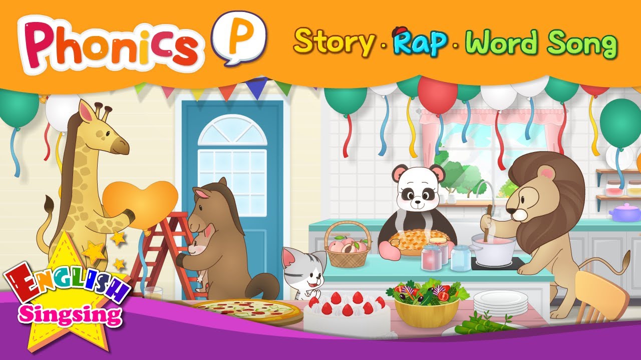 Fun Phonics Letter P Story: Teach Kids with Pink Pig Adventure