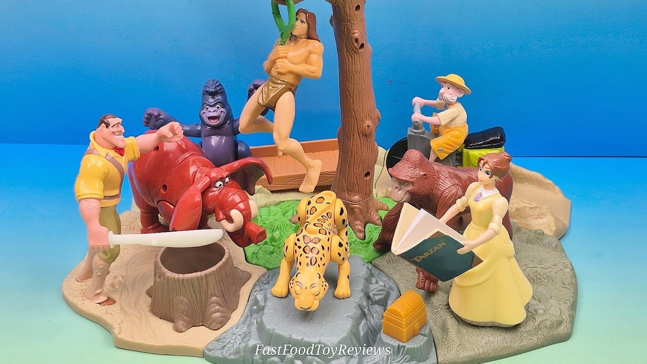 1999 McDonald's Tarzan Toy Set Review: Rare Collectible Guide