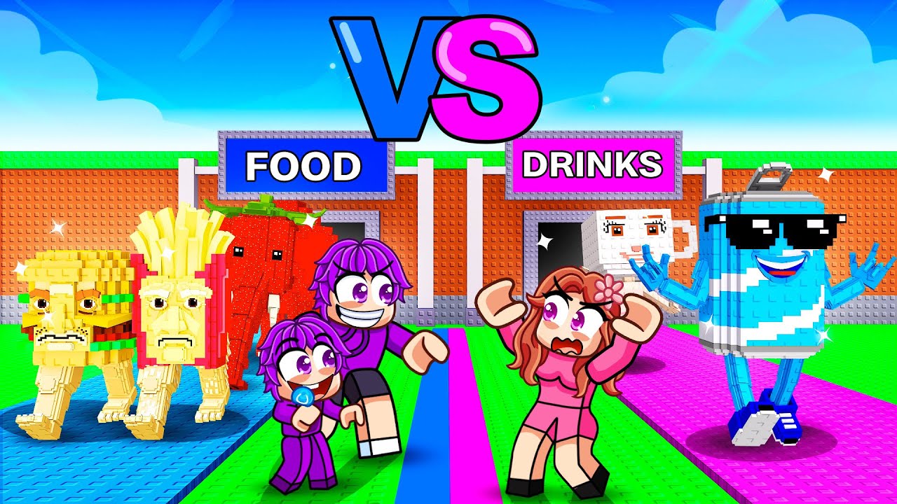Win Roblox Steel Brain Food vs Drink Challenge Every Time