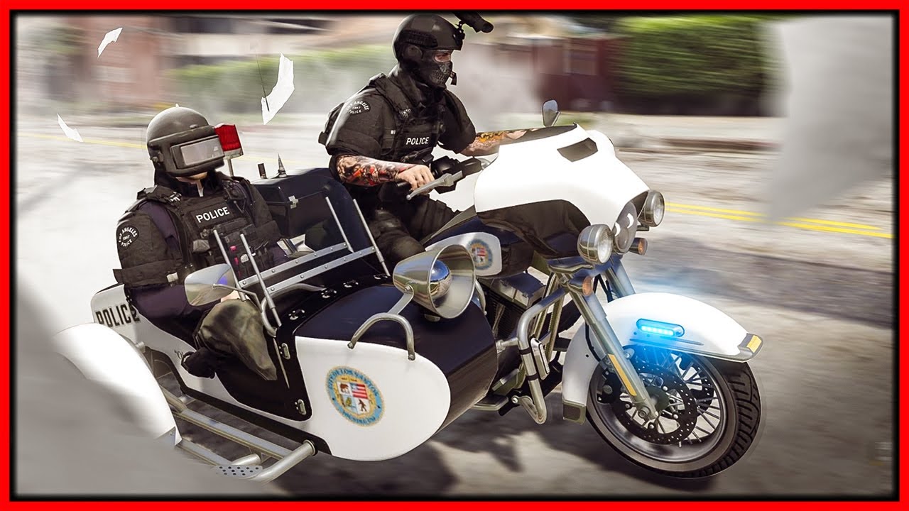 GTA 5 Police Sidecar Chaos: Pursuits & Fails