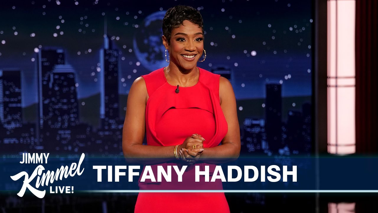 Tiffany Haddish's Baby Daddy Quest & Comedy Class on Kimmel