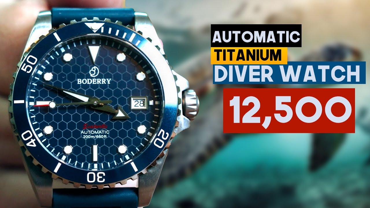 Boderry Sea Turtle Titanium Dive Watch Review: Worth ₹12,500?