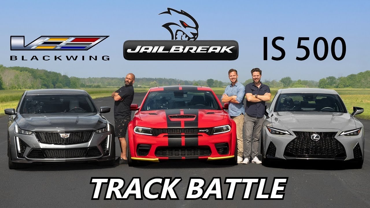 V8 Sedan Drag Race: Dodge, Lexus, Cadillac Compared
