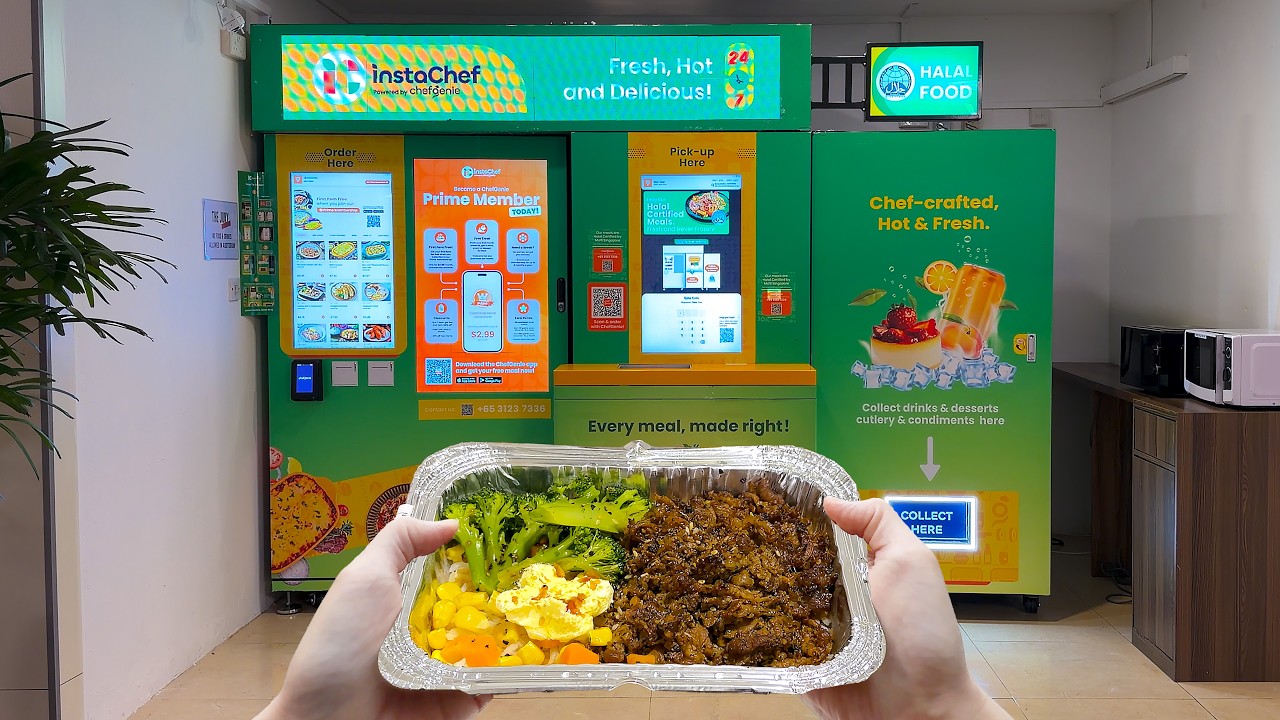 Gourmet Vending Machines in Singapore: $30 Feast Review