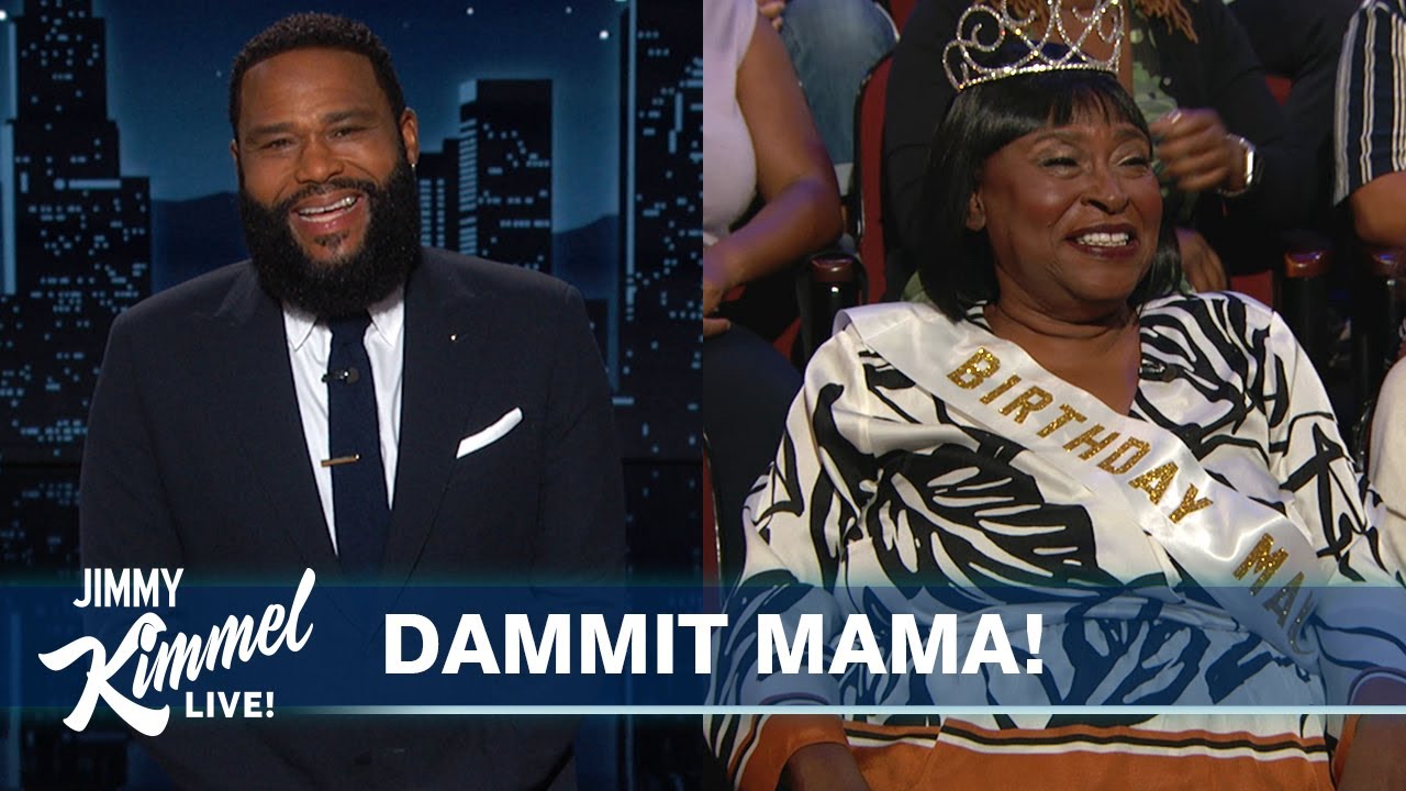 Anthony Anderson's Final Night on Jimmy Kimmel: Mom's Demands & Glenn Turman's Tribute