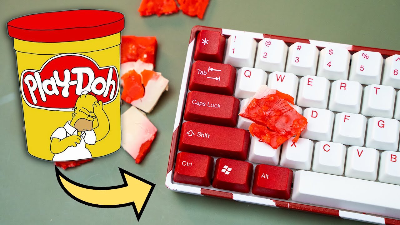Play-Doh in Keyboard: 1-Year Damage Test Results