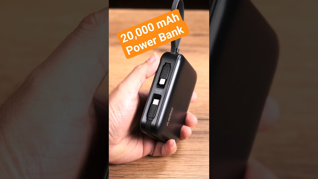 Foldable Power Bank Review: 20,000mAh with Built-in Cables