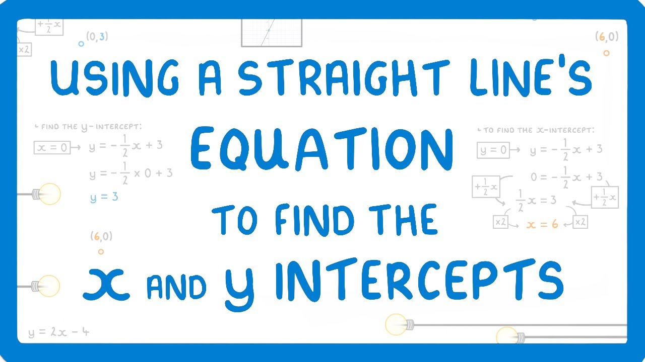 How to Graph a Straight Line Using Intercepts in 3 Steps