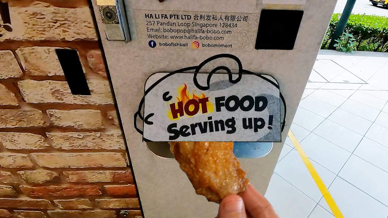 Hot Chicken Wings Vending Machine Singapore Review