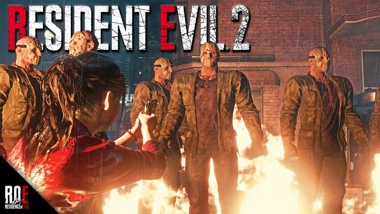 Resident Evil 2 Jason Mod: Ultimate Friday the 13th Gameplay