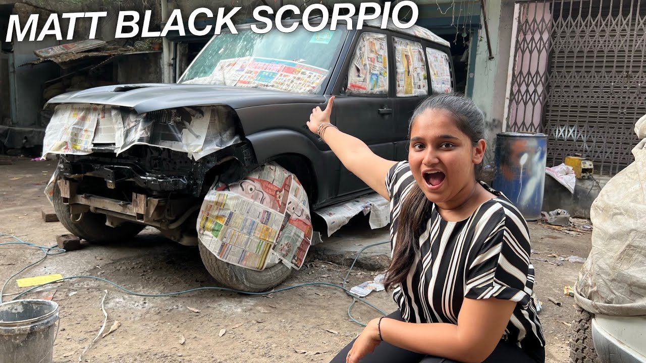 Mahindra Scorpio Matt Black: Bold Design & Features