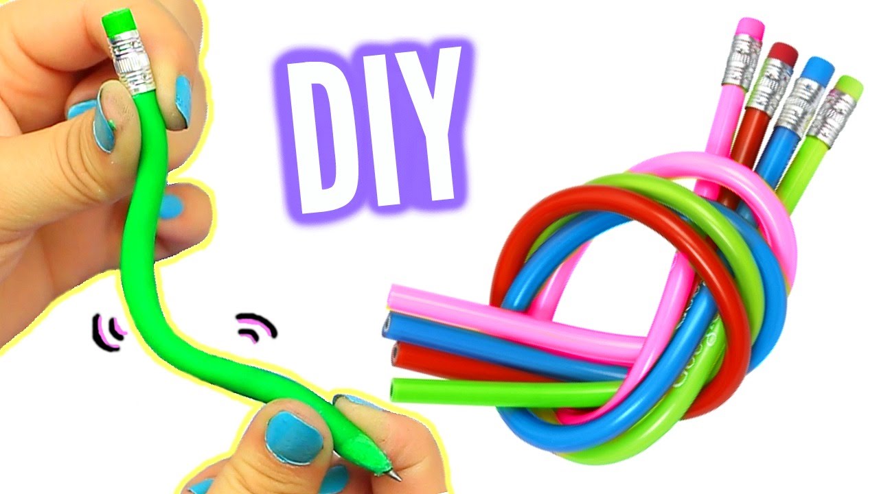 DIY Bendy Pencil Tutorial With Polymer Clay