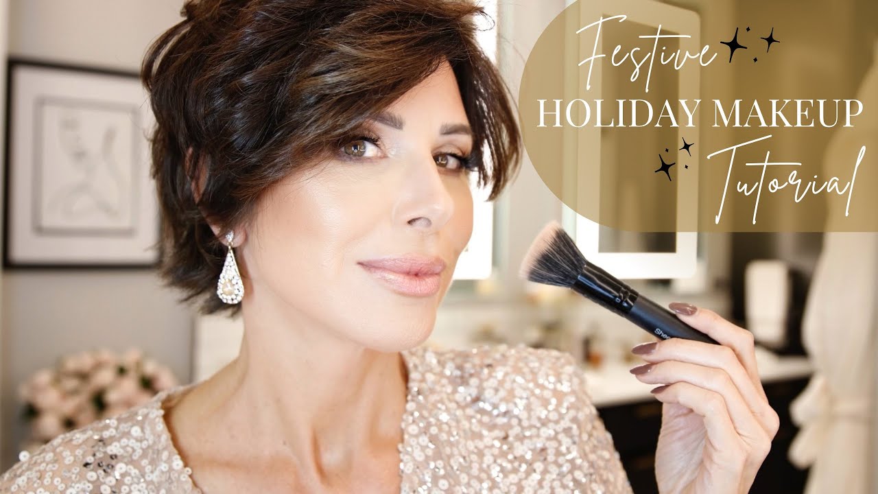 Sparkling Holiday Makeup for Mature Skin: Party-Ready Glow