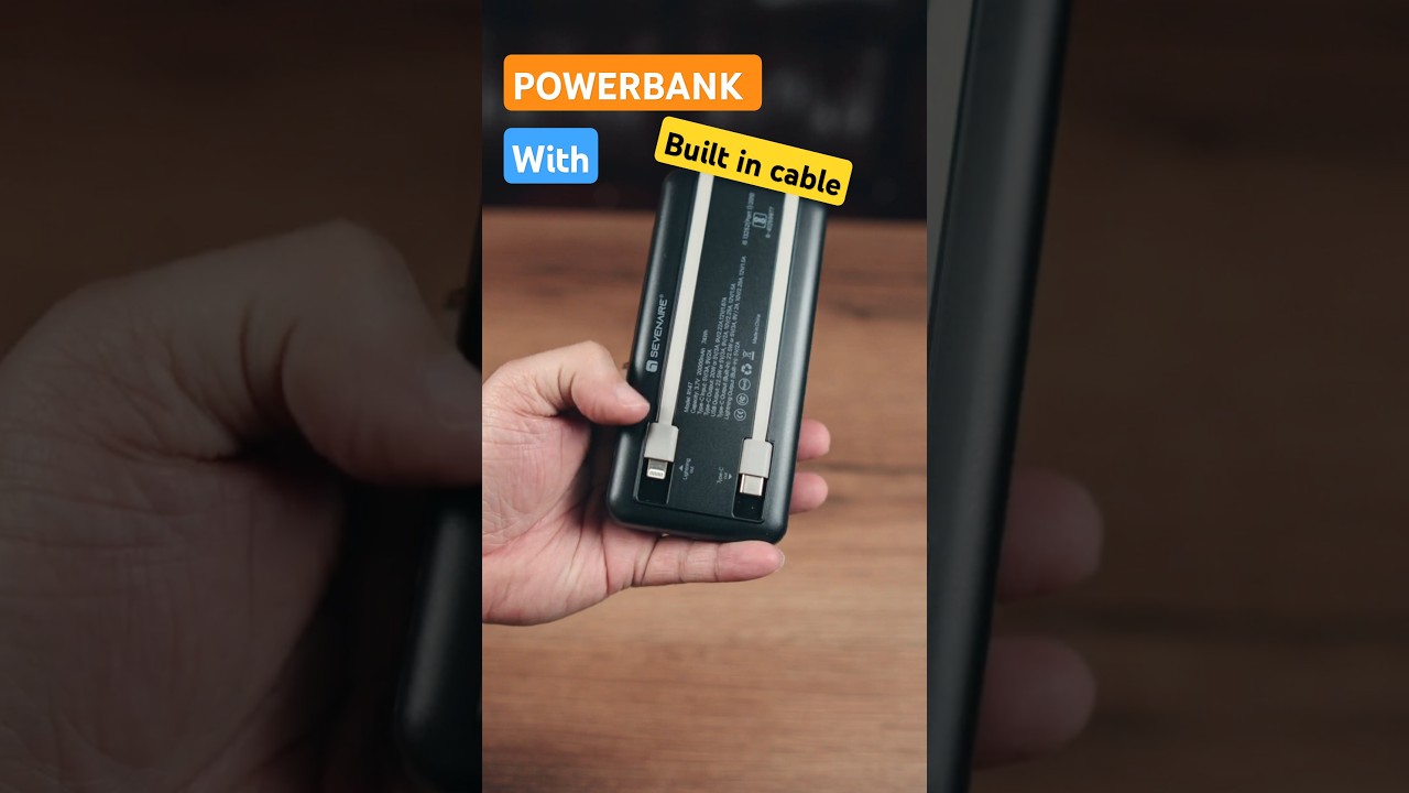 20000mAh Power Bank Review: Built-in Cables & Fast Charging