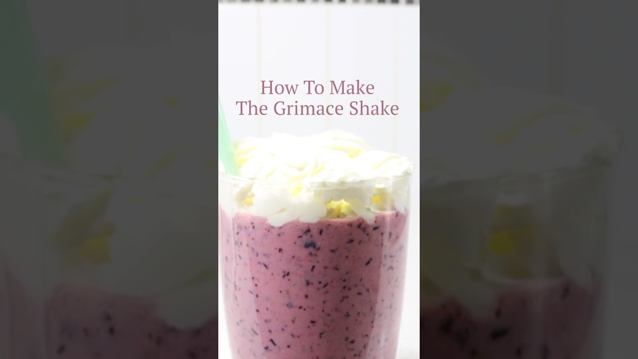 Make the Viral Grimace Shake at Home: Easy Recipe
