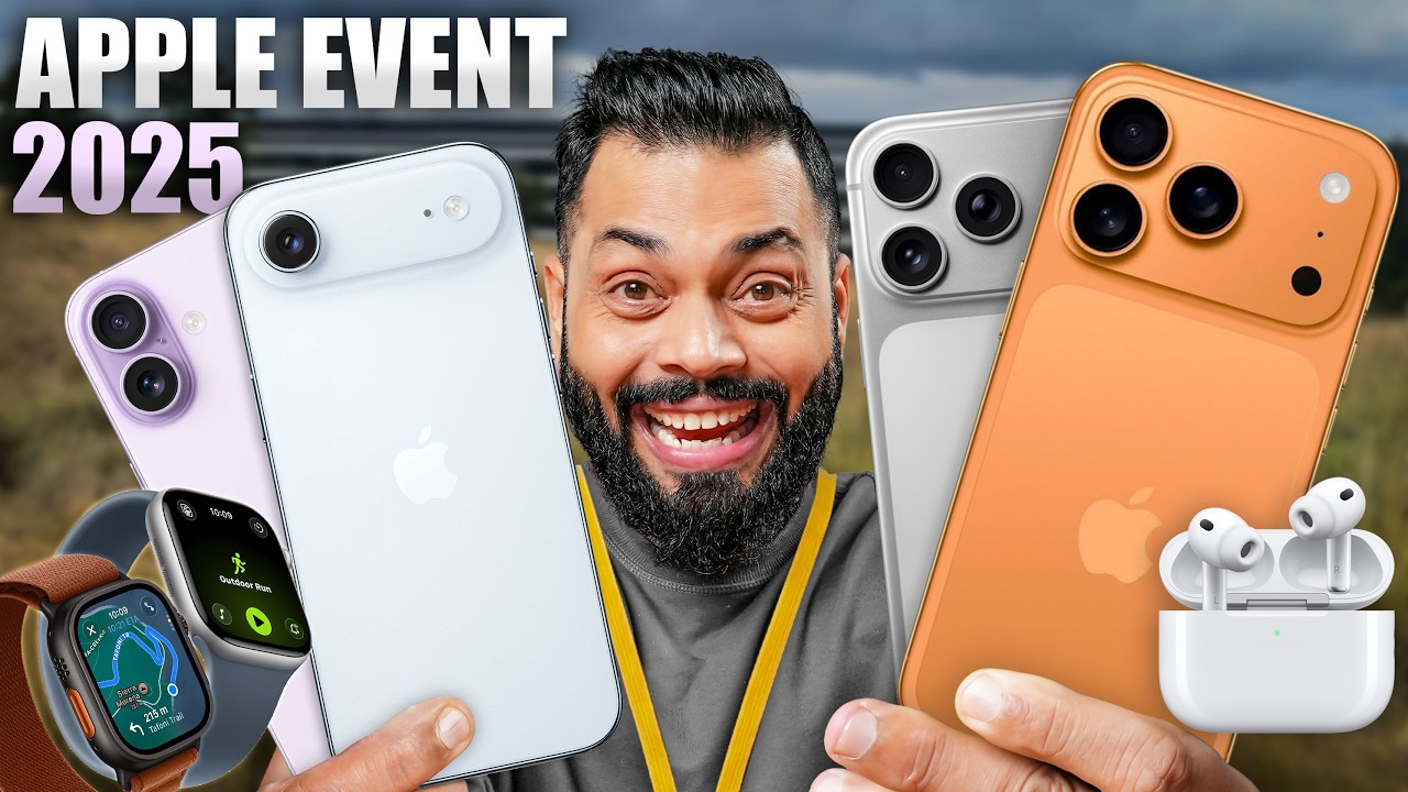 Apple 2024 Launch Breakdown: iPhone 17 vs. AirPods Pro 3 vs. More