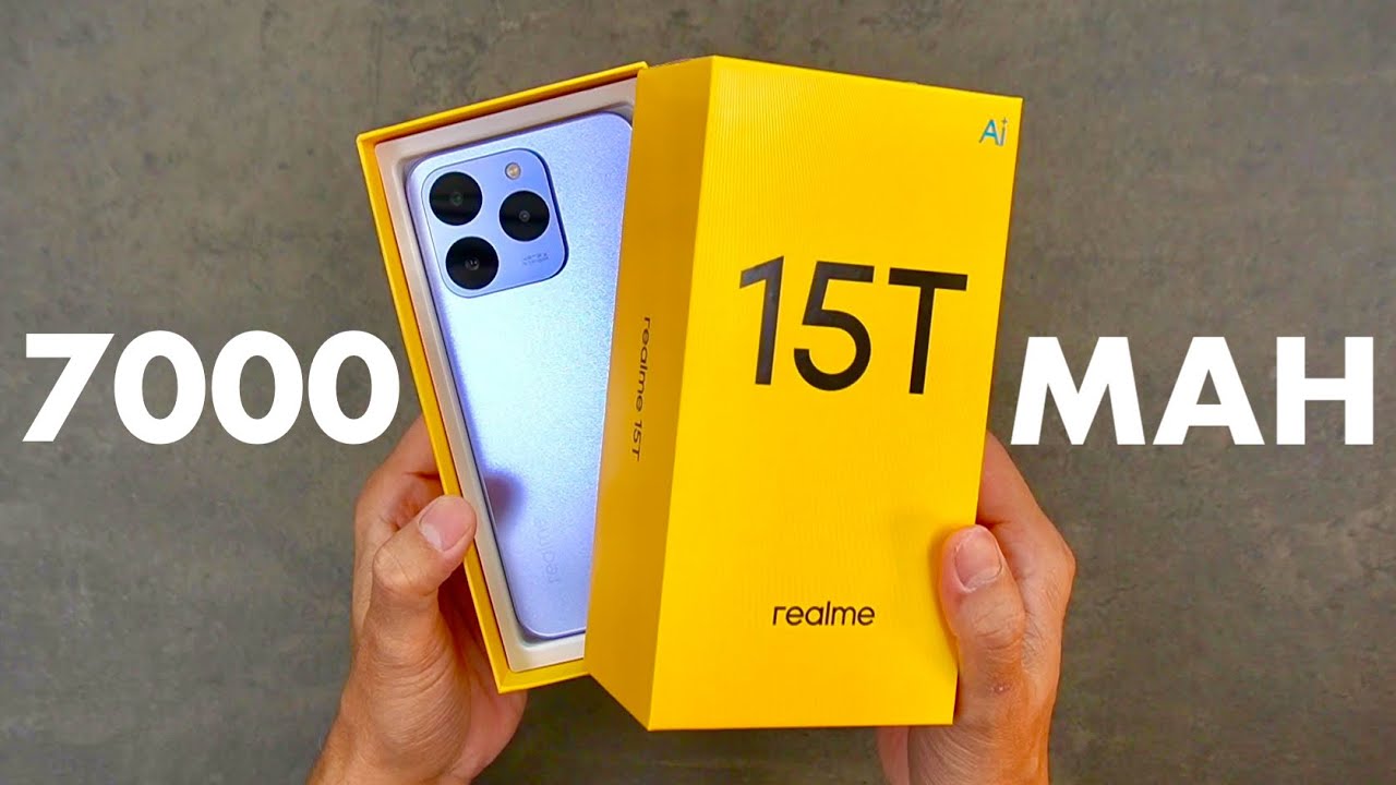 Realme 15T 5G Review: 7000mAh Battery & Slim Design