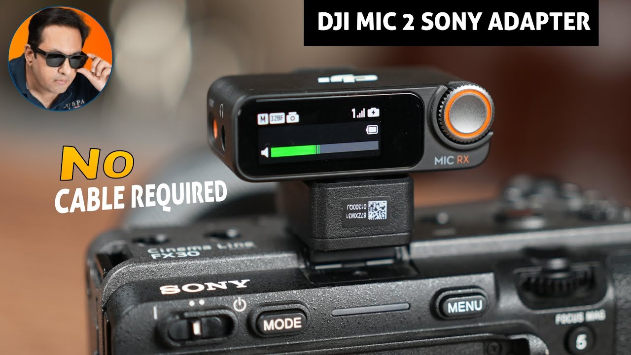 DJI Mic 2 Sony Adapter: Cable-Free Audio Solution