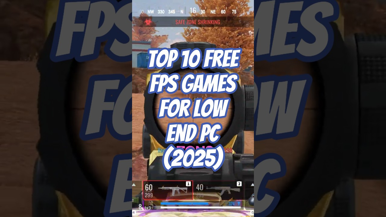 10 Best Free FPS Games for Potato PCs in 2025