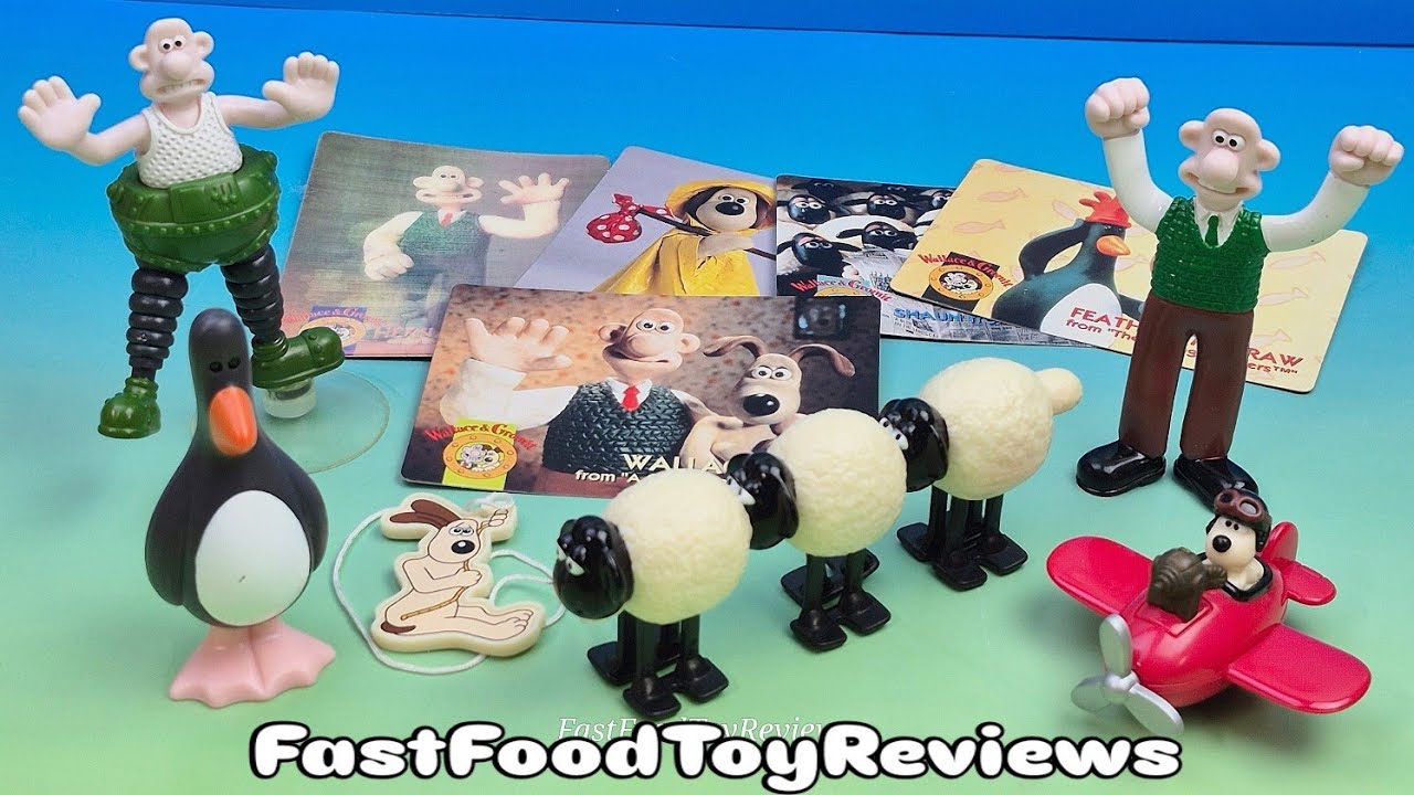 KFC's 1998 Wallace & Gromit Toys: Collector's Review & Guide