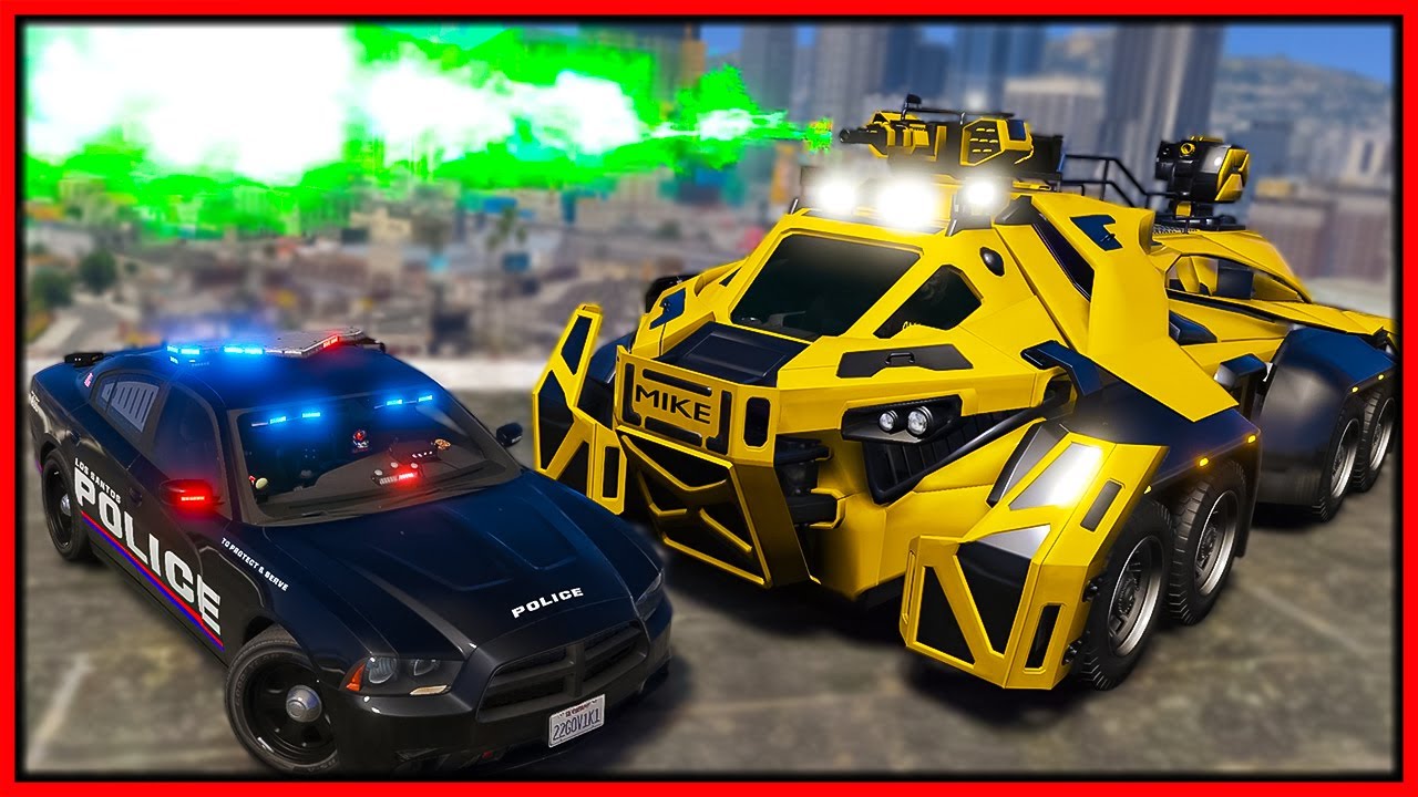 GTA 5 Flamethrower Truck Robbery Chaos & Tactics