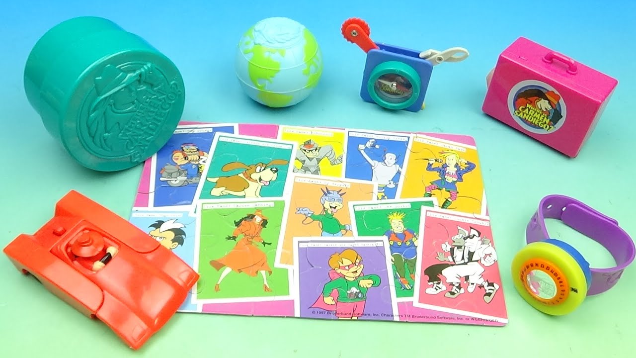 1997 KFC Carmen San Diego Toys: Complete Collector's Guide