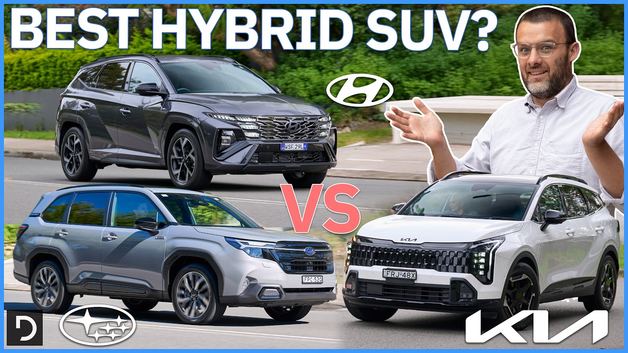 Hyundai Tucson vs Kia Sportage vs Subaru Forester Hybrid SUV Comparison