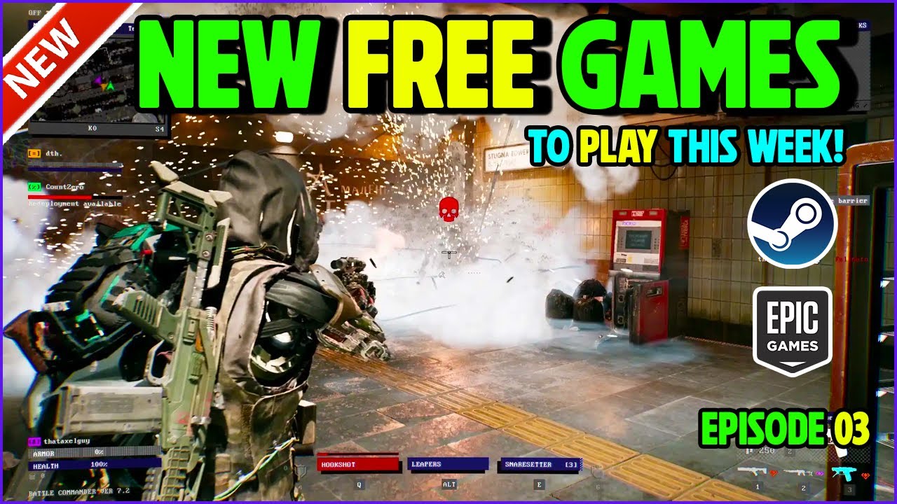 Free Games This Week: Epic Giveaways & New F2P Releases