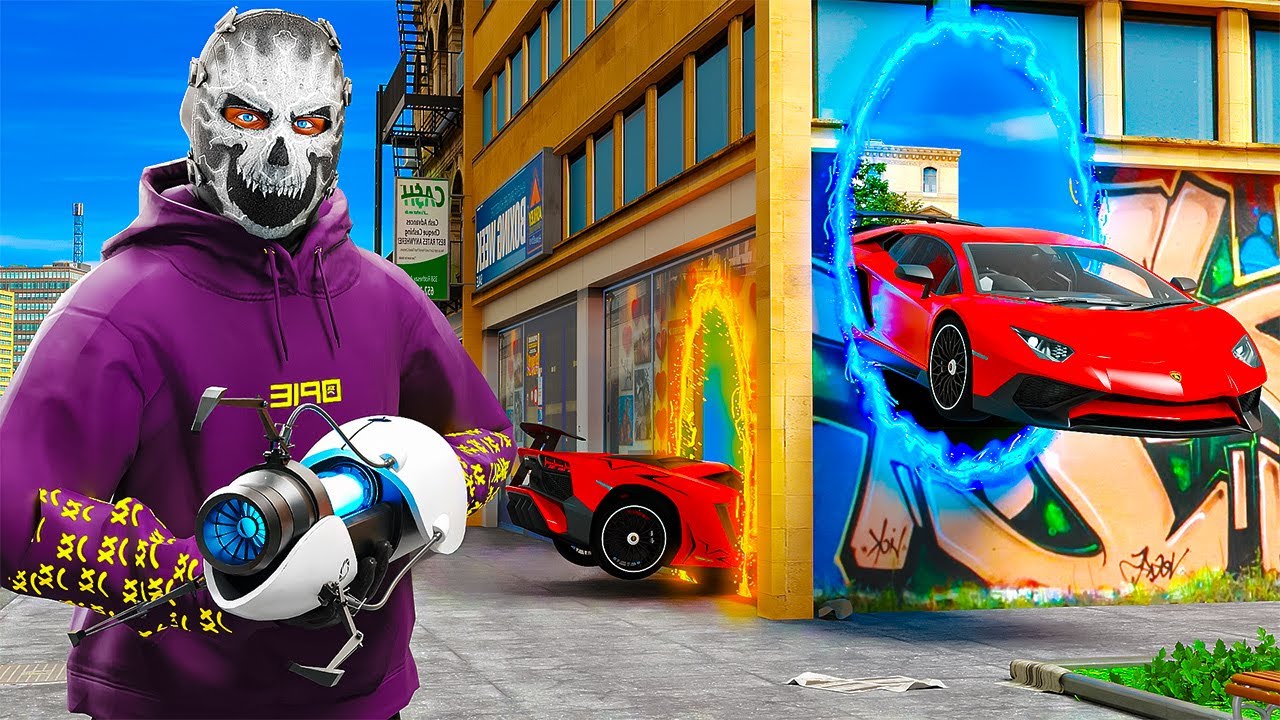 Master Portal Gun Heist Escapes in GTA Like a Pro