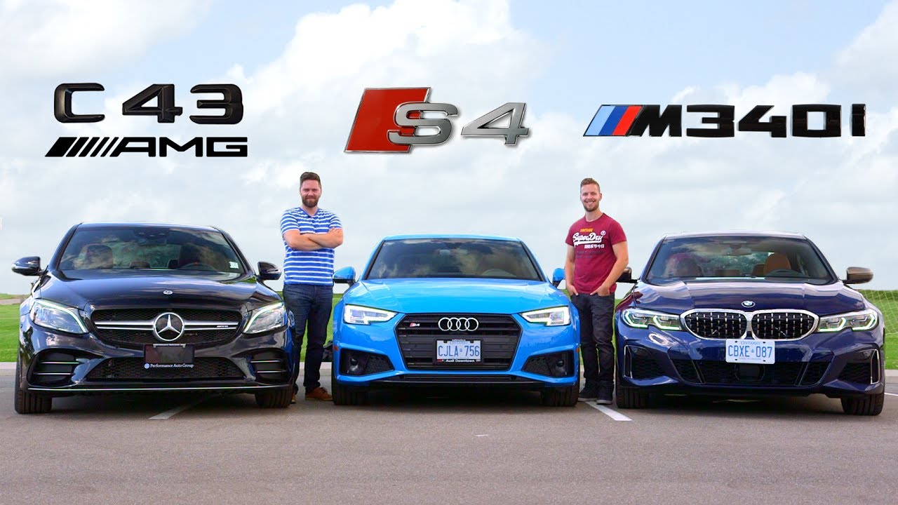 BMW M340i vs Mercedes-AMG C43 vs Audi S4: Performance Sedan Showdown