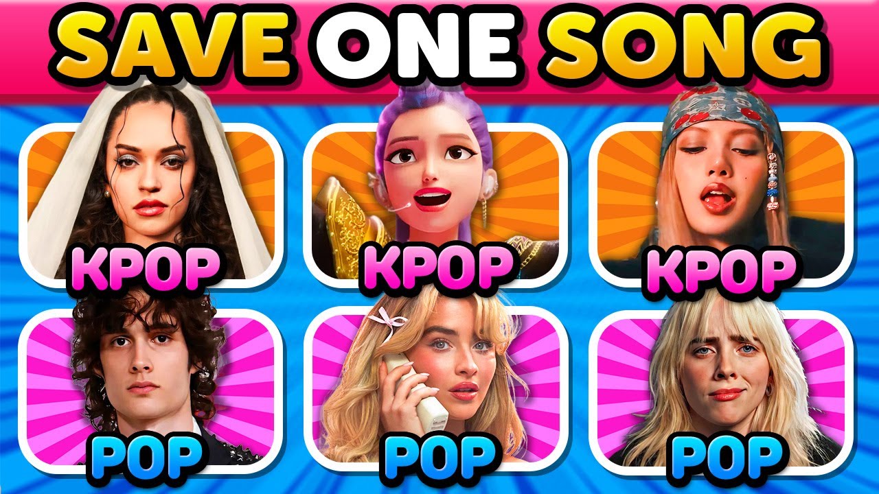 Pop vs K-Pop Ultimate Song Battle: Guess & Save Your Favorites