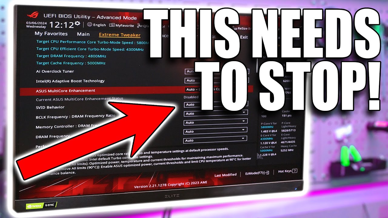 Fix Intel CPU Overheating from BIOS Defaults in 2024