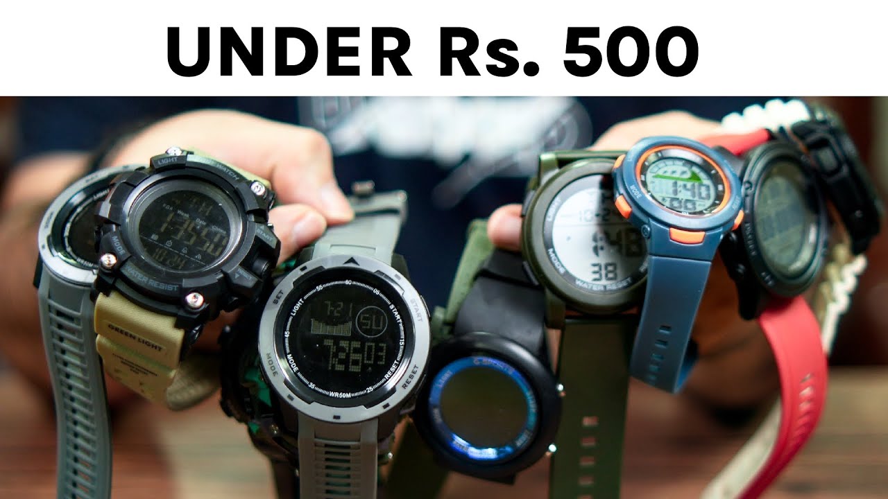 Top 11 Digital Watches Under ₹500: Real Hands-On Review