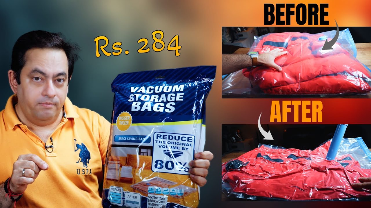 Vacuum Storage Bags: Save 80% Space & Protect Clothes