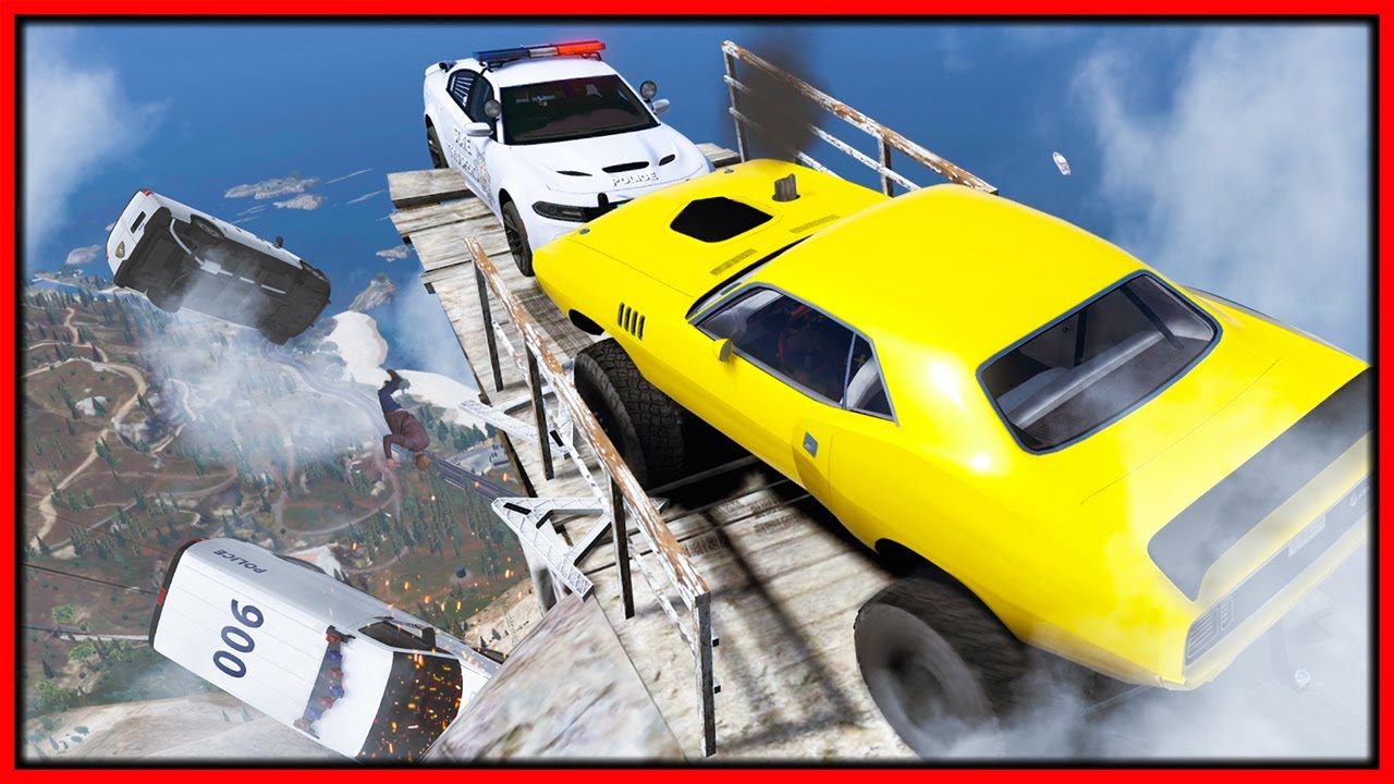 Master GTA V Cop Push Off Mount Chiliad Challenge