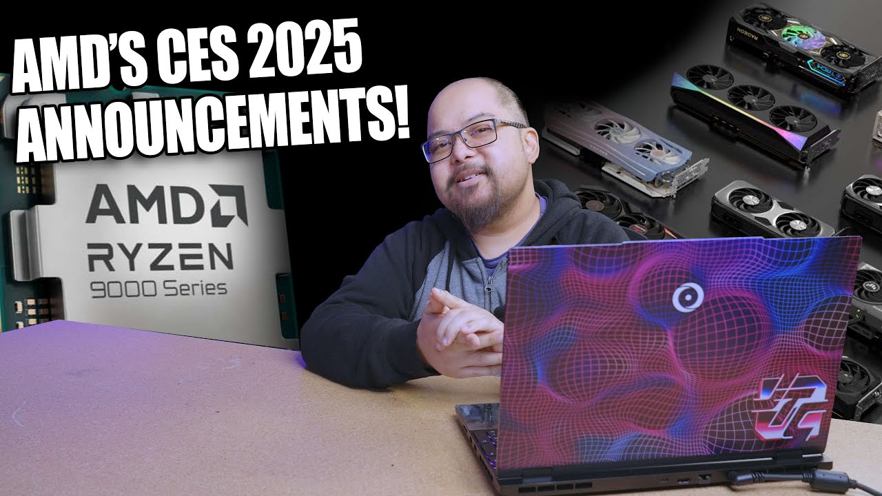 AMD CES 2024 Gaming Hardware Breakdown: CPUs & GPUs Analysis