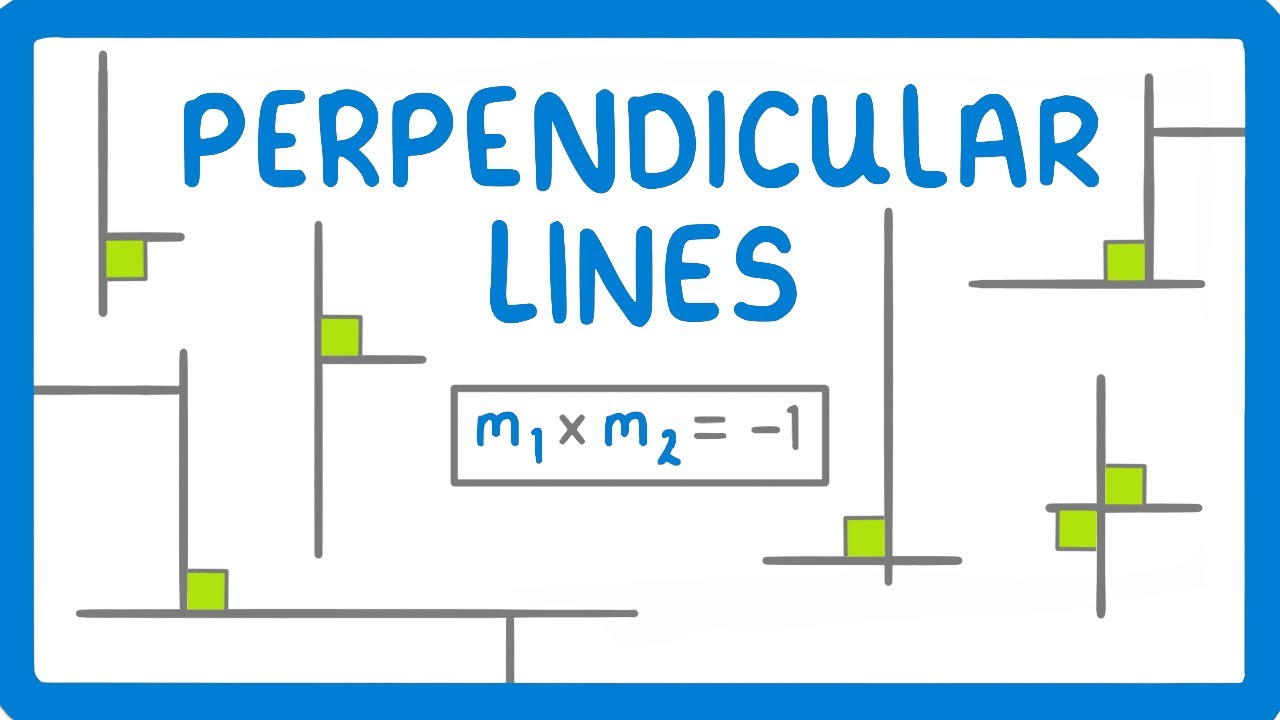 Perpendicular Lines Guide: Gradients, Verification & Equations