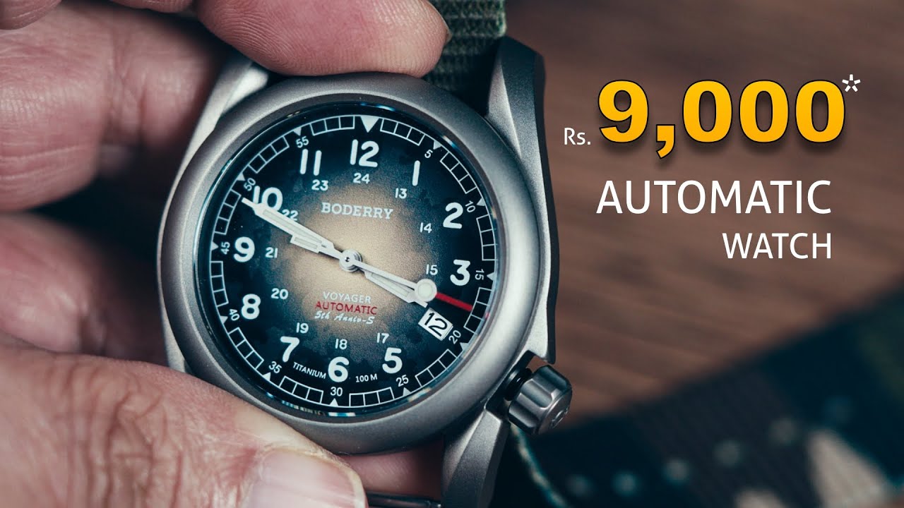 Boderry Voyager Titanium Watch Review: Hands-On Impressions