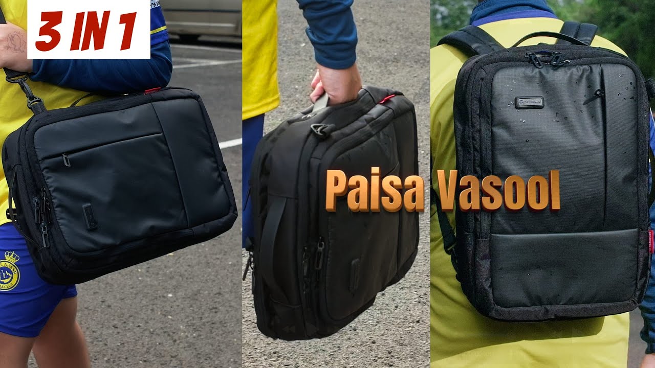 Harrison Axiron 3-in-1 Laptop Backpack Review & Guide