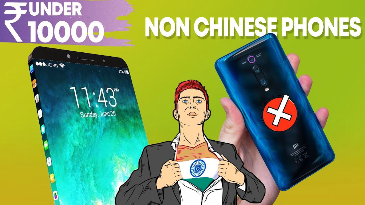 title:Top 5 Non-Chinese Android Phones Under ₹10000 (2024)