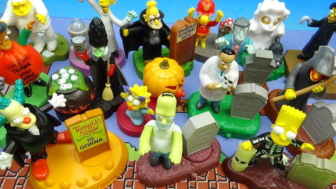 Burger King's 2001 Simpsons Spooky Light-Up Toys: Collector's Review