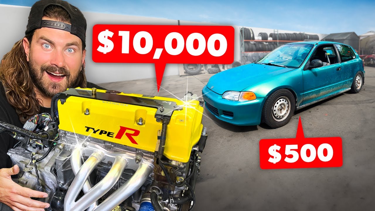 K20 Engine Swap: Transforming a $500 Civic into a Type R Challenger